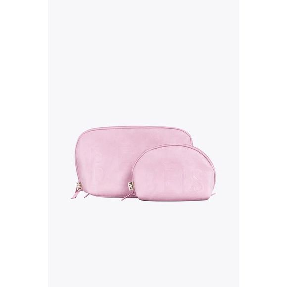 ONE DAY SALE!!  NWT Beis Cosmetic Pouch Set in atlas pink - Picture 2 of 8